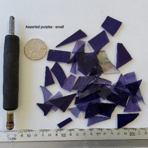 Mosaic Glass - Assorted Purple Transparent 500g