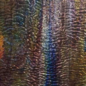 238NLLR Wissmach Purple Blue Green Streaky Ripple 270 x 270 mm