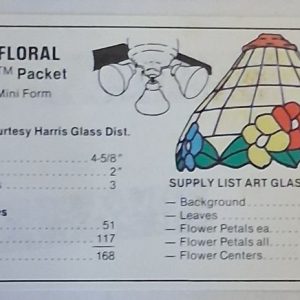 Worden B7-2 Floral Lamp Pattern (Open packet)