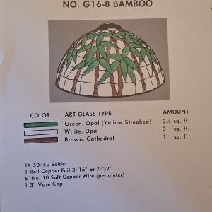 Worden G16-8 Bamboo Lamp Pattern (Open packet)