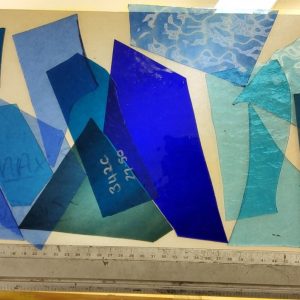 Beginners Glass Packs - Assortment of Blue 1kg