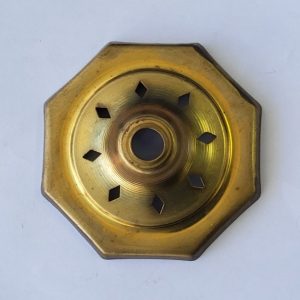 8 Sided Vase Cap (slightly tarnished)