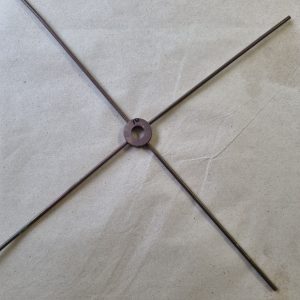 Spider for lamp tarnished